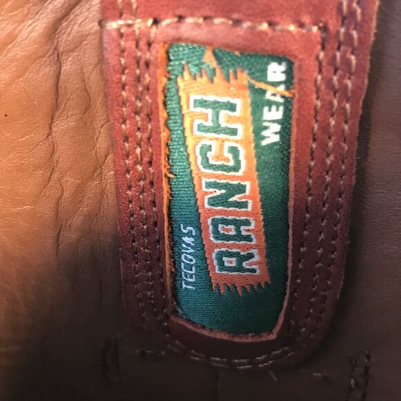 Tecovas Knox Mens Wedge Roper Briar Leather Western Boots 9 D 1025 - Picture 9 of 15